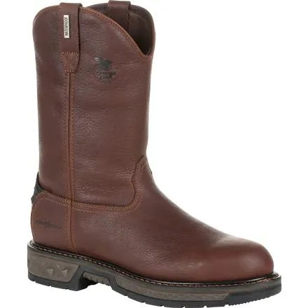 Georgia Men's 11" Work Boots - Brown
