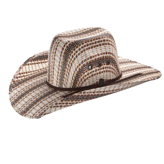 Ariat Youth Straw Western Hat - Black/Brown/Tan/Ivory