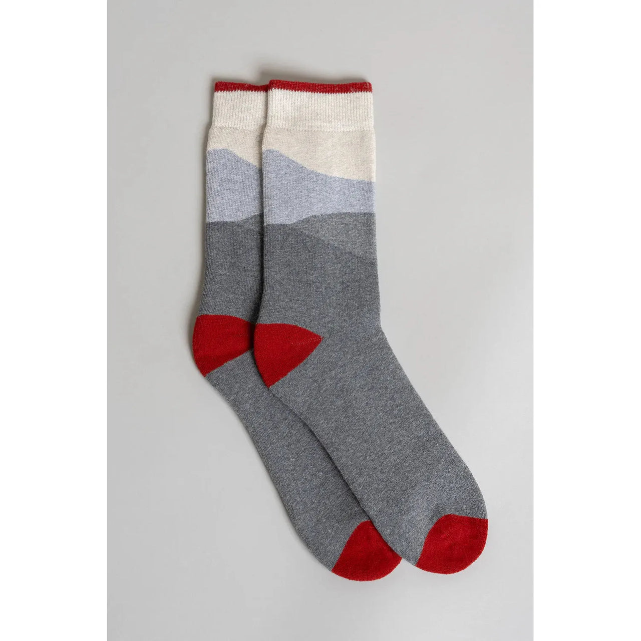 Wanakome Unisex Far Horizon Socks- Dark Heather Grey