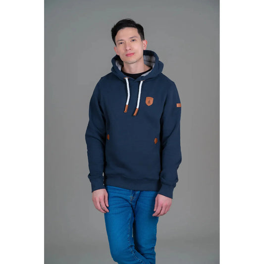 Wanakome Men's Fairfax Hoodie- Oxford Blue