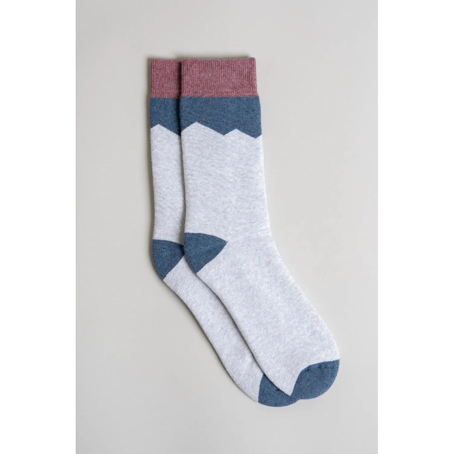 Wanakome Unisex  Peak Socks- Sky Heather Mix