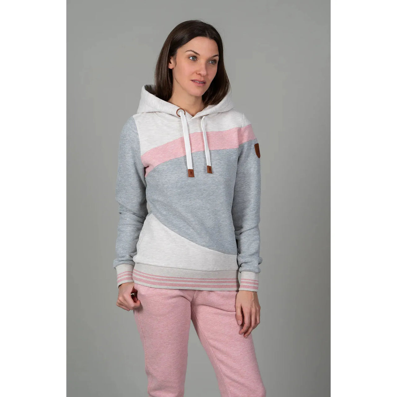 Wanakome Emilie Women's Long Sleeve Hoodie -Heather Oatmeal