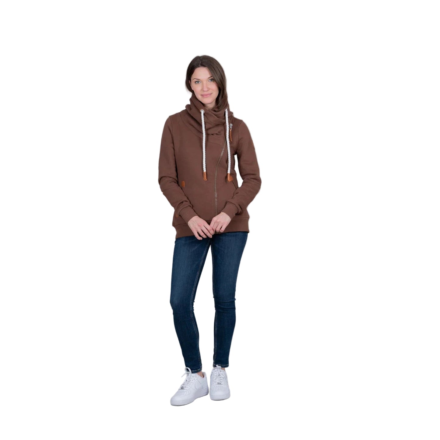 Wanakome Heista Full Zip - Mahogany