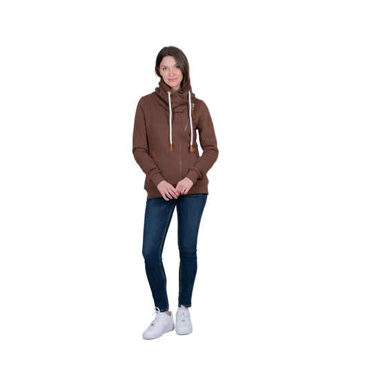 Wanakome Heista Full Zip - Mahogany