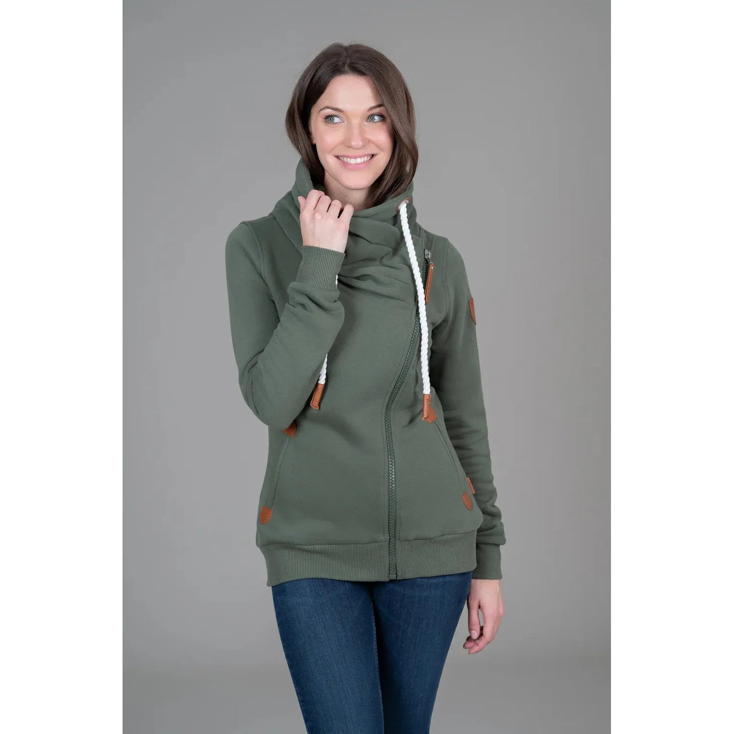 Wanakome Women's Hestia Zip Cowl Neck Sweater - Assorted Colours - Irvine Tack & Western Wear
