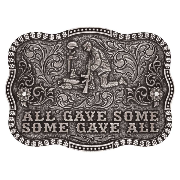 Attitude All Gave Some Remembrance Buckle