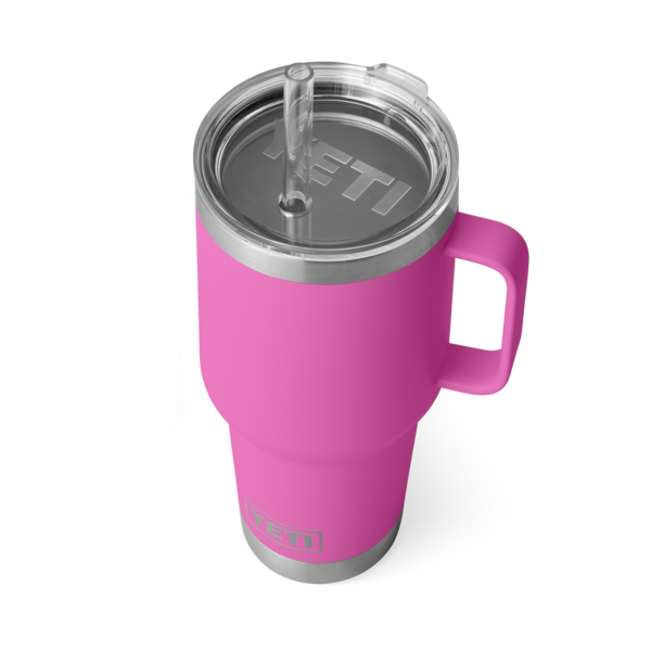 Yeti Rambler 1L Straw Mug - Wild Flower Fuchsia