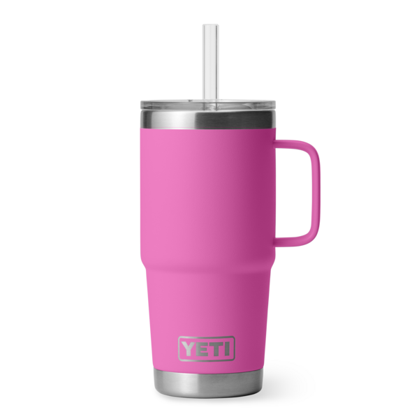 YETI Rambler 739 mL Straw Mug with Straw Lid - Wildflower Fuchsia