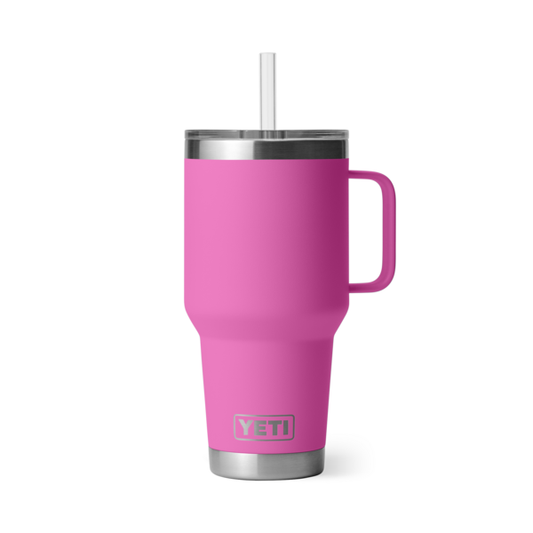 YETI Rambler 1 L Straw Mug with Straw Lid - Wildflower Fuchsia
