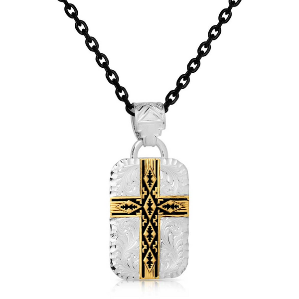 Montana Silversmith Trust & Honor Cross Necklace