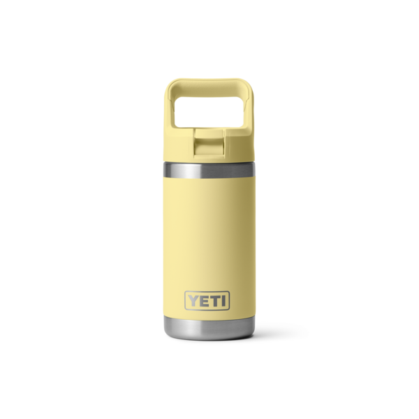 Yeti Rambler Jr 355ml Kids Water Bottle w/Coloured Straw Cap - Day Break Yellow