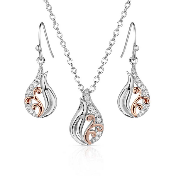 Montana Silversmith Whisps of Elegance Crystal Jewelry Set