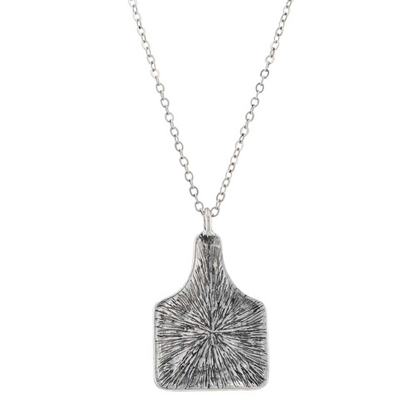 Montana Silversmith Women's Floral Cowtag Necklace - Irvine Tack & Western Wear