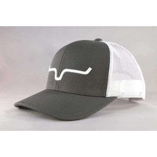 Kimes Weekly Trucker Ball Cap - Charcoal/White