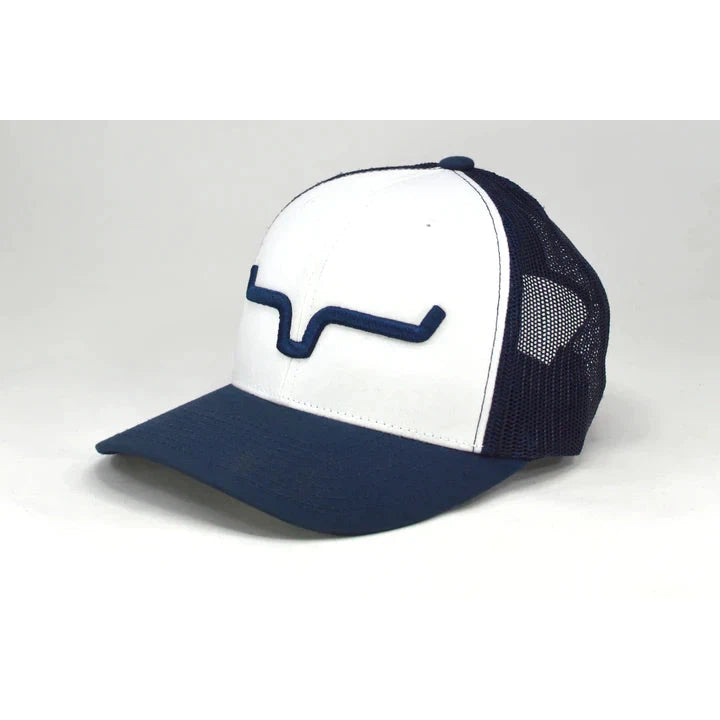 Kimes Weekly Trucker Ball Cap - White/Navy