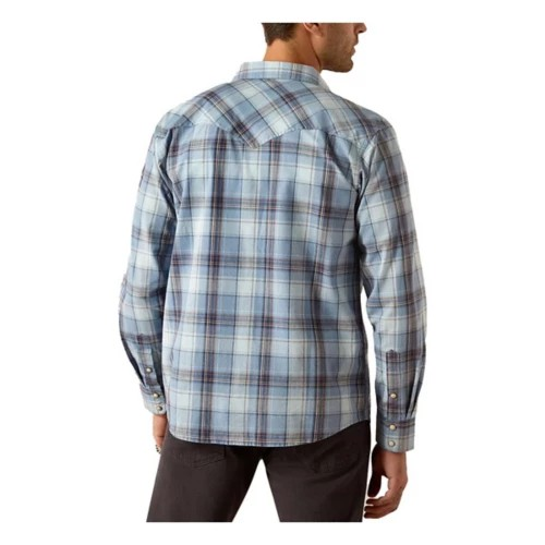 Ariat Men's Hunter Long Sleeve  Retro Fit Over Shirt - Light Blue
