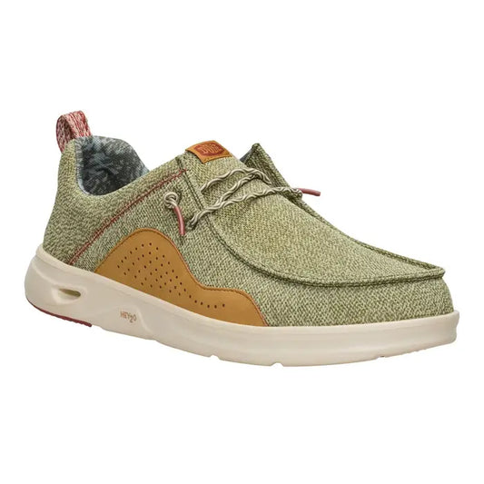 Hey Dude Men's Wally Hey2O Mesh Shoes - Burnt Olive/Multi