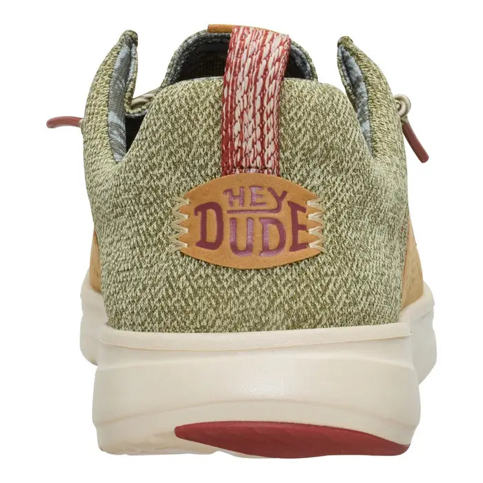 Hey Dude Men's Wally Hey2O Mesh Shoes - Burnt Olive/Multi