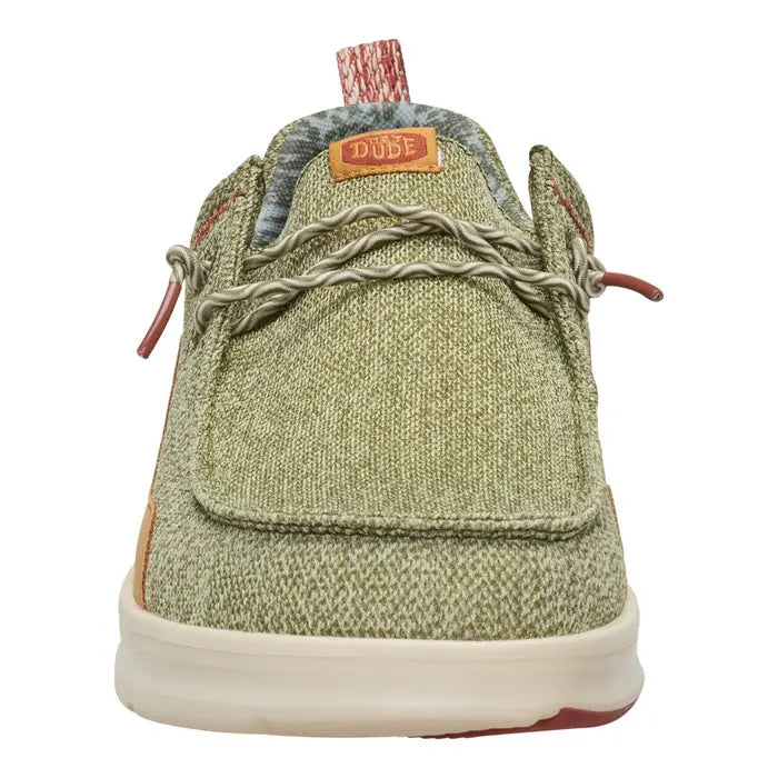Hey Dude Men's Wally Hey2O Mesh Shoes - Burnt Olive/Multi