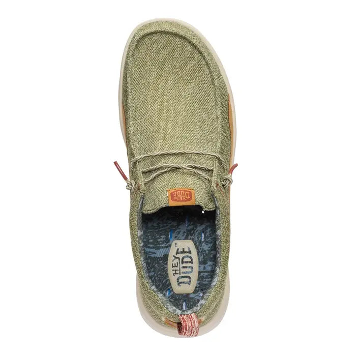 Hey Dude Men's Wally Hey2O Mesh Shoes - Burnt Olive/Multi