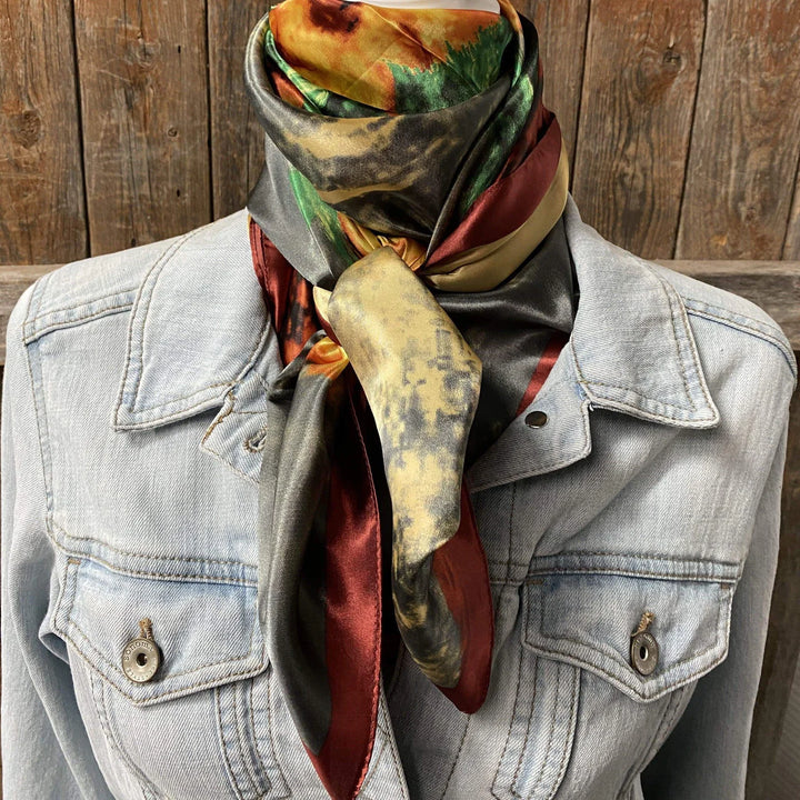 Rodeo Drive 35x35" Wild Rags - Floral, Animal &amp; Other - Irvine Tack &amp; Western Wear
