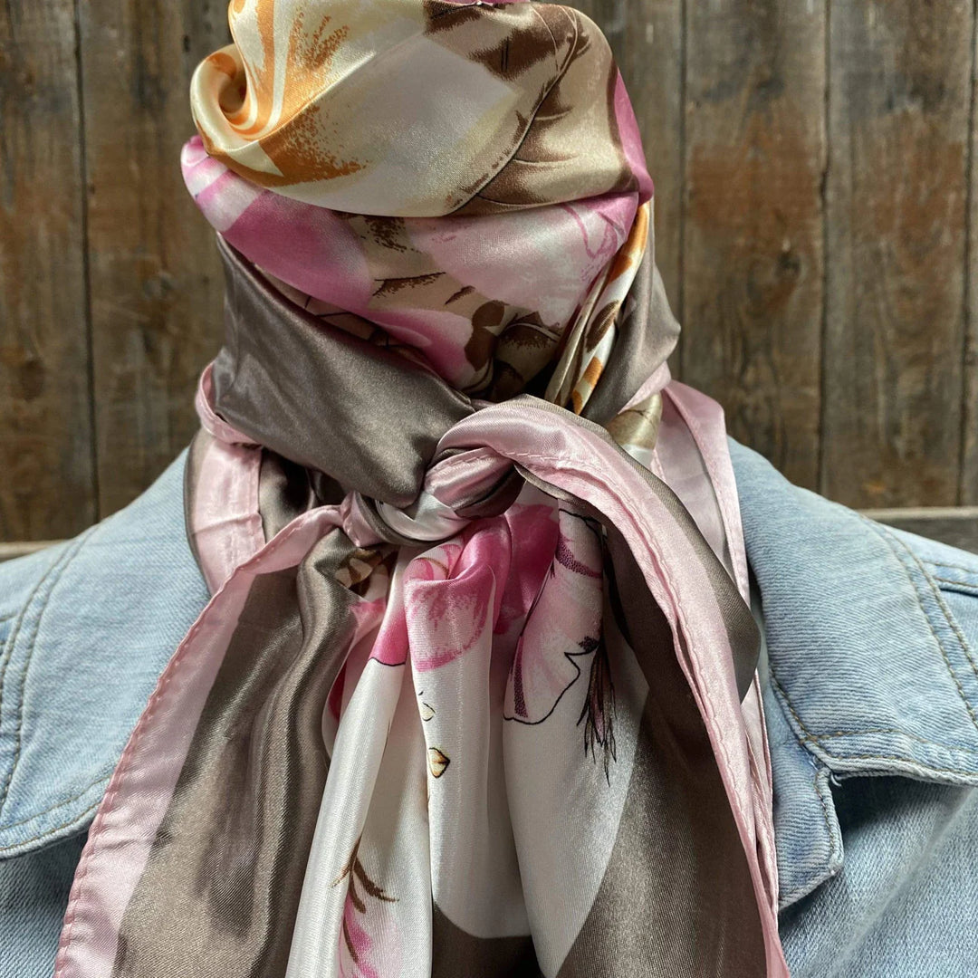 Rodeo Drive 35x35" Wild Rags - Floral, Animal &amp; Other - Irvine Tack &amp; Western Wear