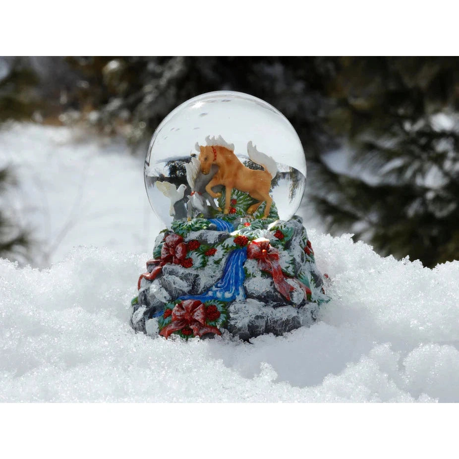 Breyer 2024 Winter Woodland Musical Snow Globe