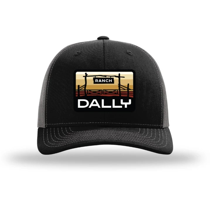 Dally Up Caps Dally Ranch Center Patch - Multiple Colors