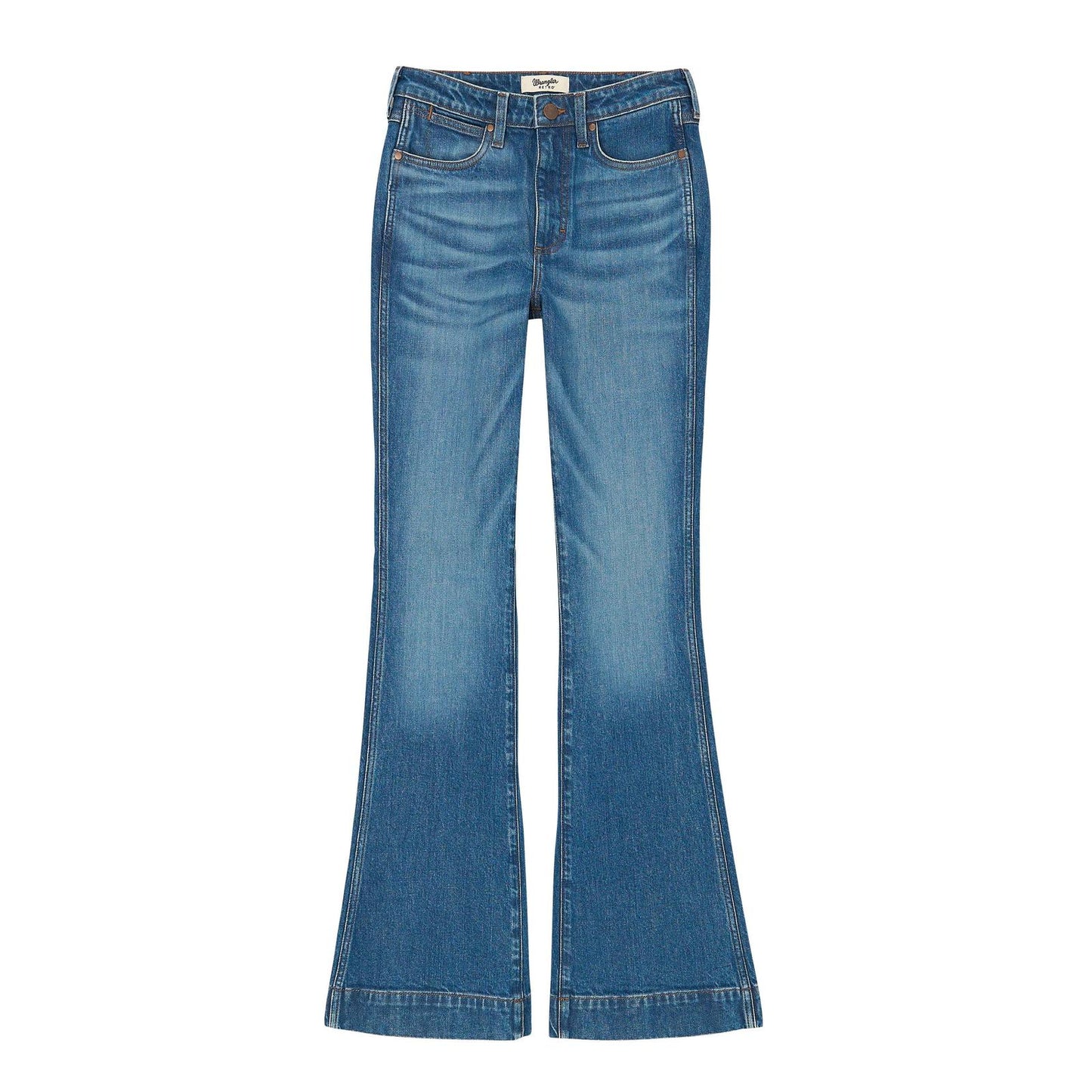 Wrangler Women's Bailey Trouser Stretch High Rise Jeans - Mina