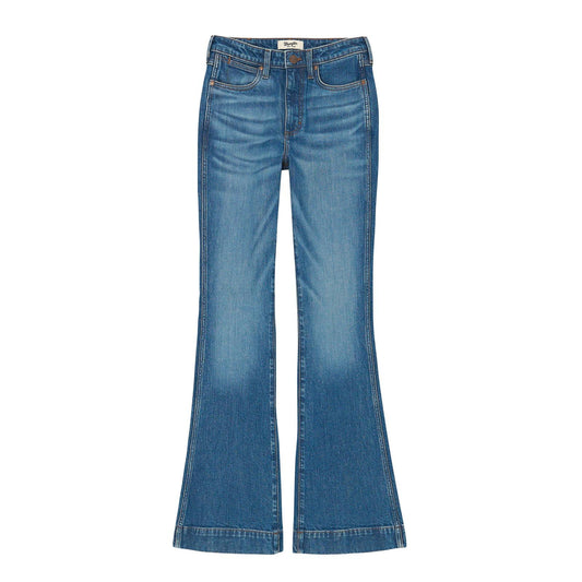 Wrangler Women's Bailey Trouser Stretch High Rise Jeans - Mina