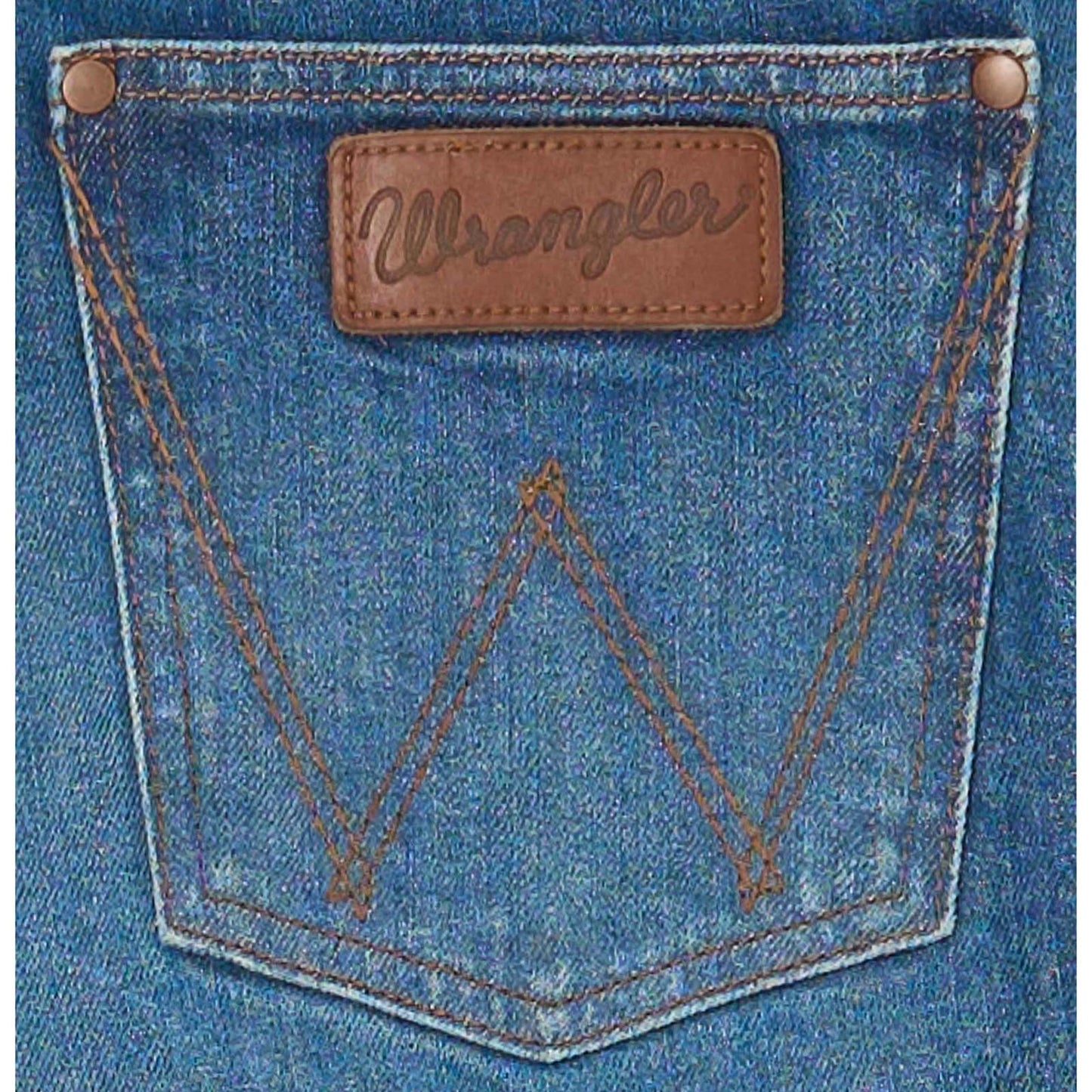 Wrangler Women's Bailey Trouser Stretch High Rise Jeans - Mina