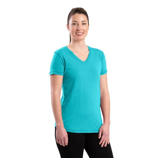 Berne Womens Performance V-Neck T-Shirt - Assorted Colours
