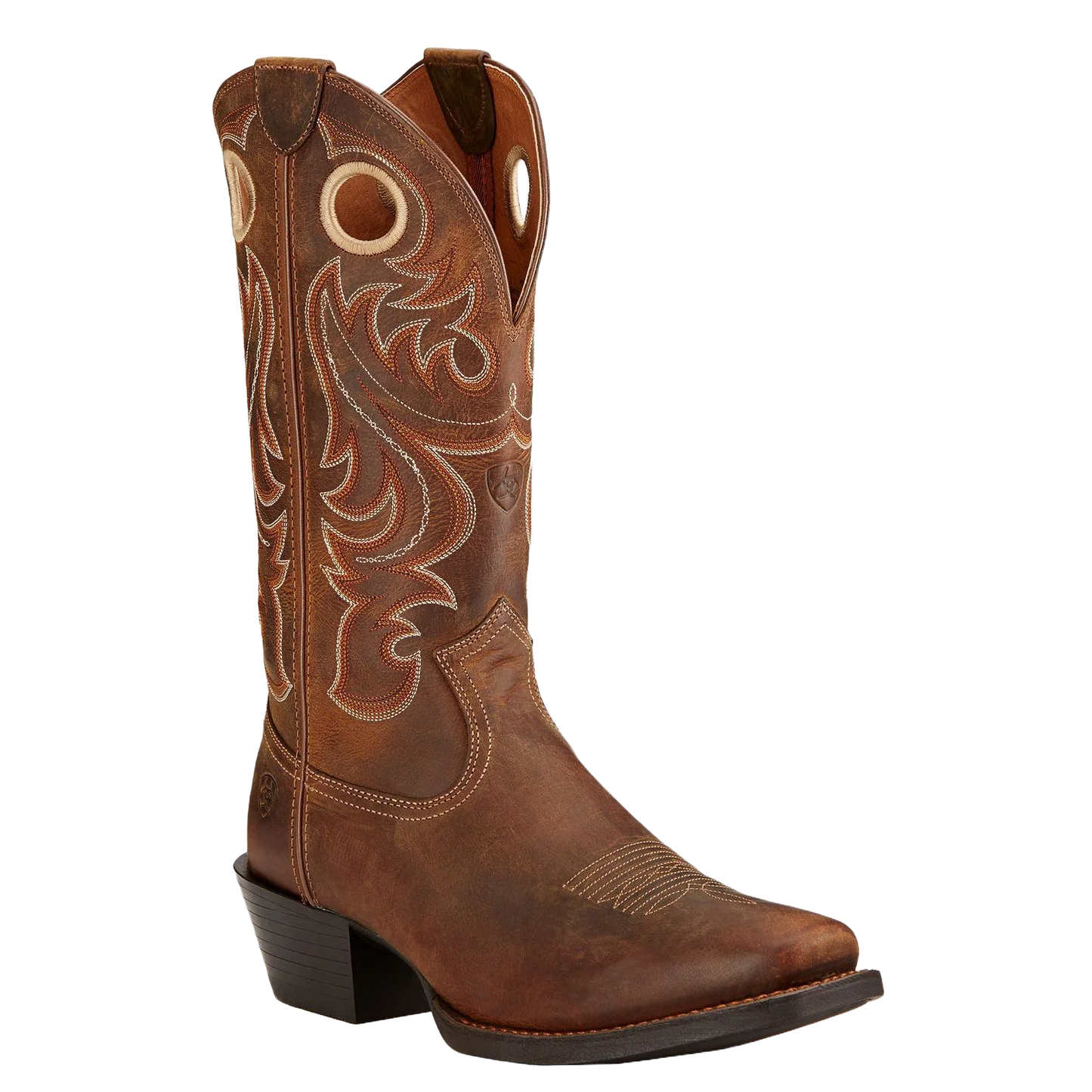 Ariat Men's Sport Wide Square Toe Western Boots - Powder Brown