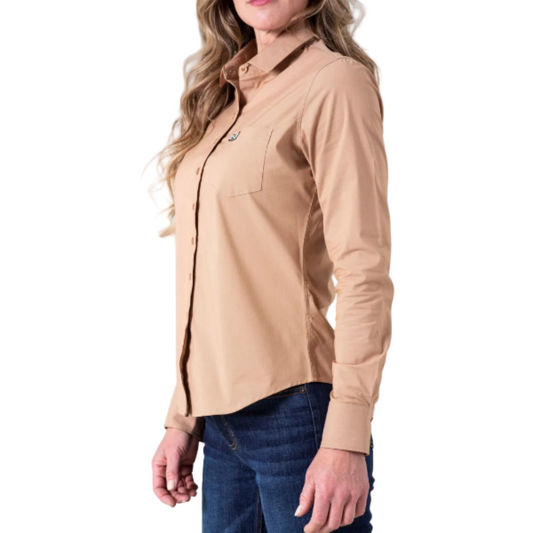 Kimes Women's Linville Top - Desert Brown