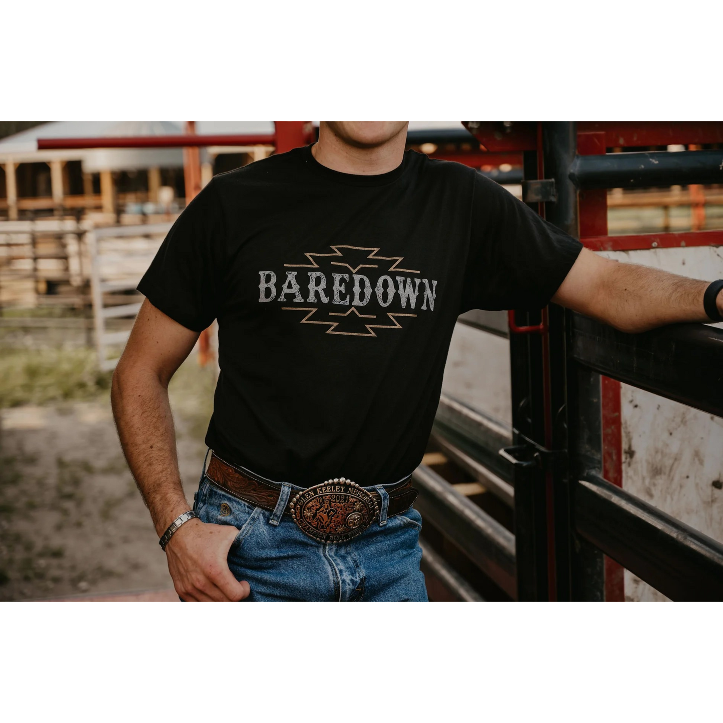 Baredown Brand Aztec T-Shirt - Assorted Colours