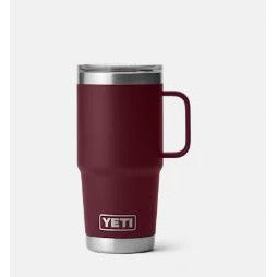 Yeti Rambler 591ml Travel Mug w/Stronghold Lid - Wine Vine Red