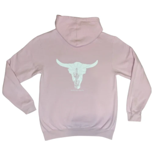 Baredown Brand Pink Mesquite Hoodie-Pink