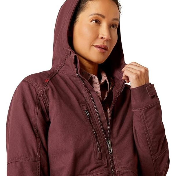 Ariat Women's FR DuraLight Cordura Canvas Jacket - Catawba Grape