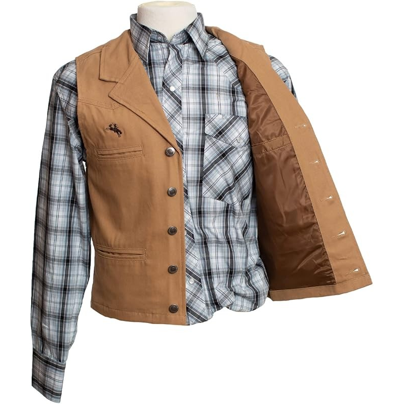 Wyoming Traders Men's  Bronco Canvas Vest