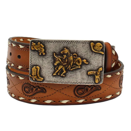 Angel Ranch Womens 1 1/2" Buckstitch Belt
