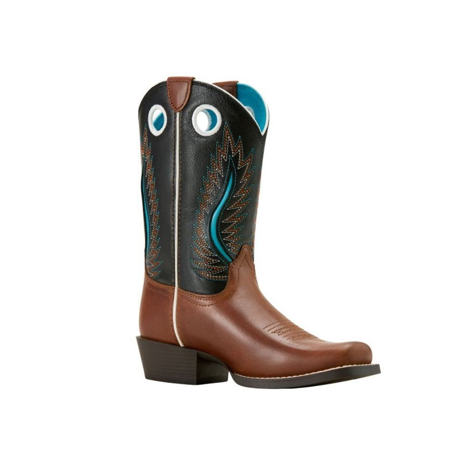 Ariat Youth Futurity Fort Worth Western Boot- Coyote Brown