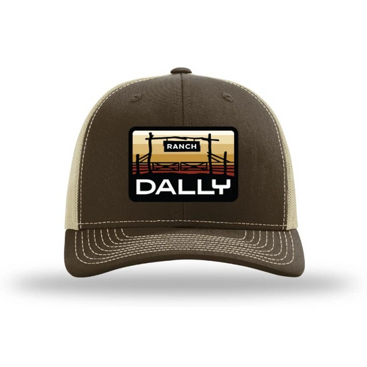 Dally Up Caps Dally Ranch Center Patch - Multiple Colors