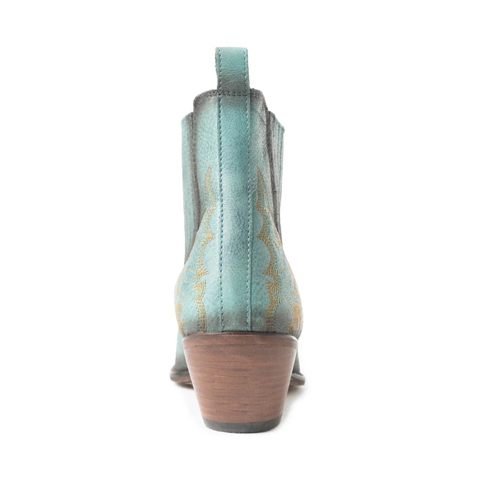 Myra Women's Dearling Ranch Booties- Teal