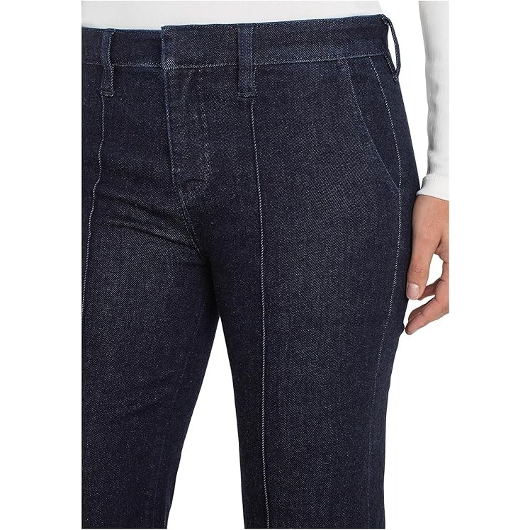 Liverpool Women's Pintuck Trouser Boot Cut Jean - Indigo Rinse