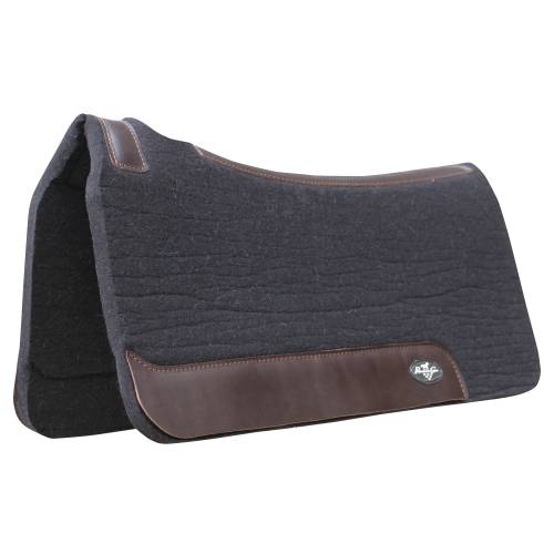 Professional's Choice's 31x32 Steam Pressed Comfort-Fit Felt Saddle Pad -  3/4" Felt