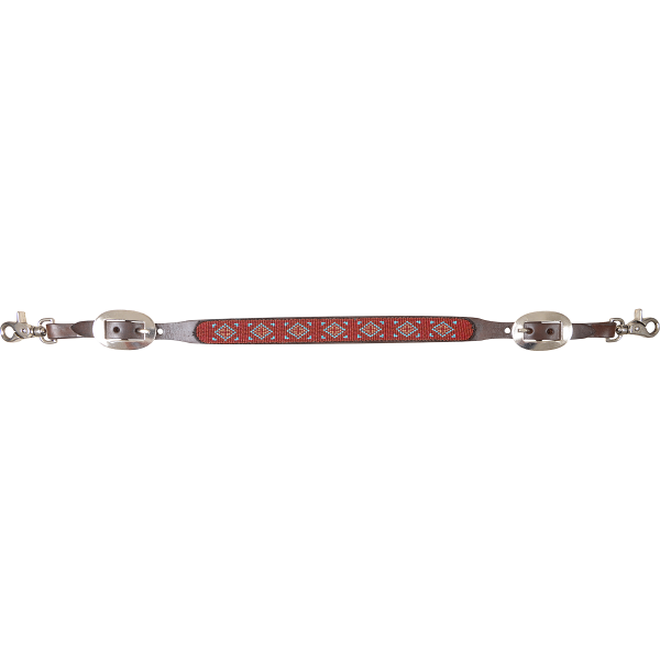 Cashel Beaded Wither Strap - Turquoise Rust