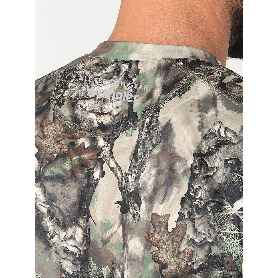 Wrangler Hunter Mens Performance Shirt Warmwoods Camo Size XL/LRegular