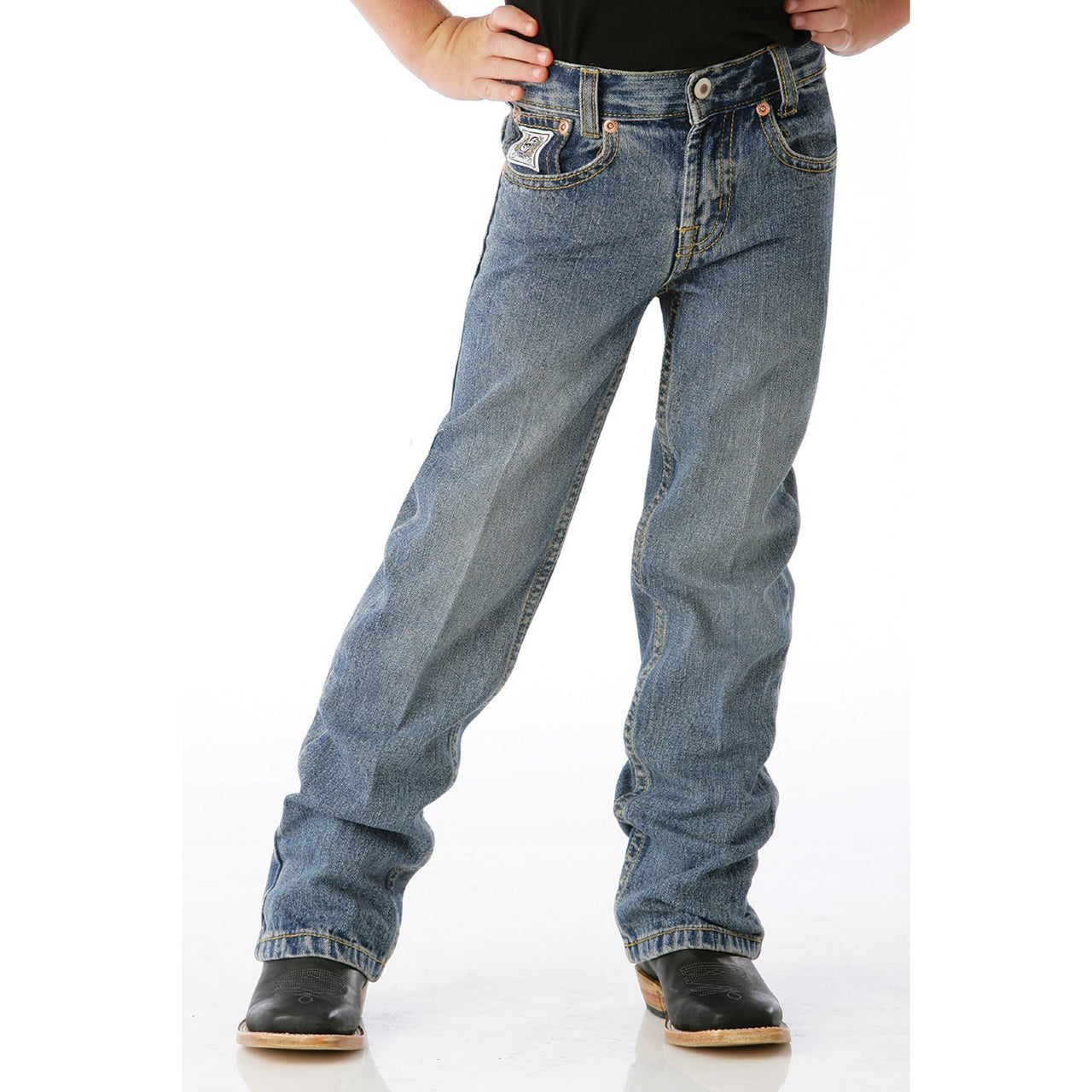 Cinch Little Boys White Label Slim Fit Jeans - Medium Stonewash
