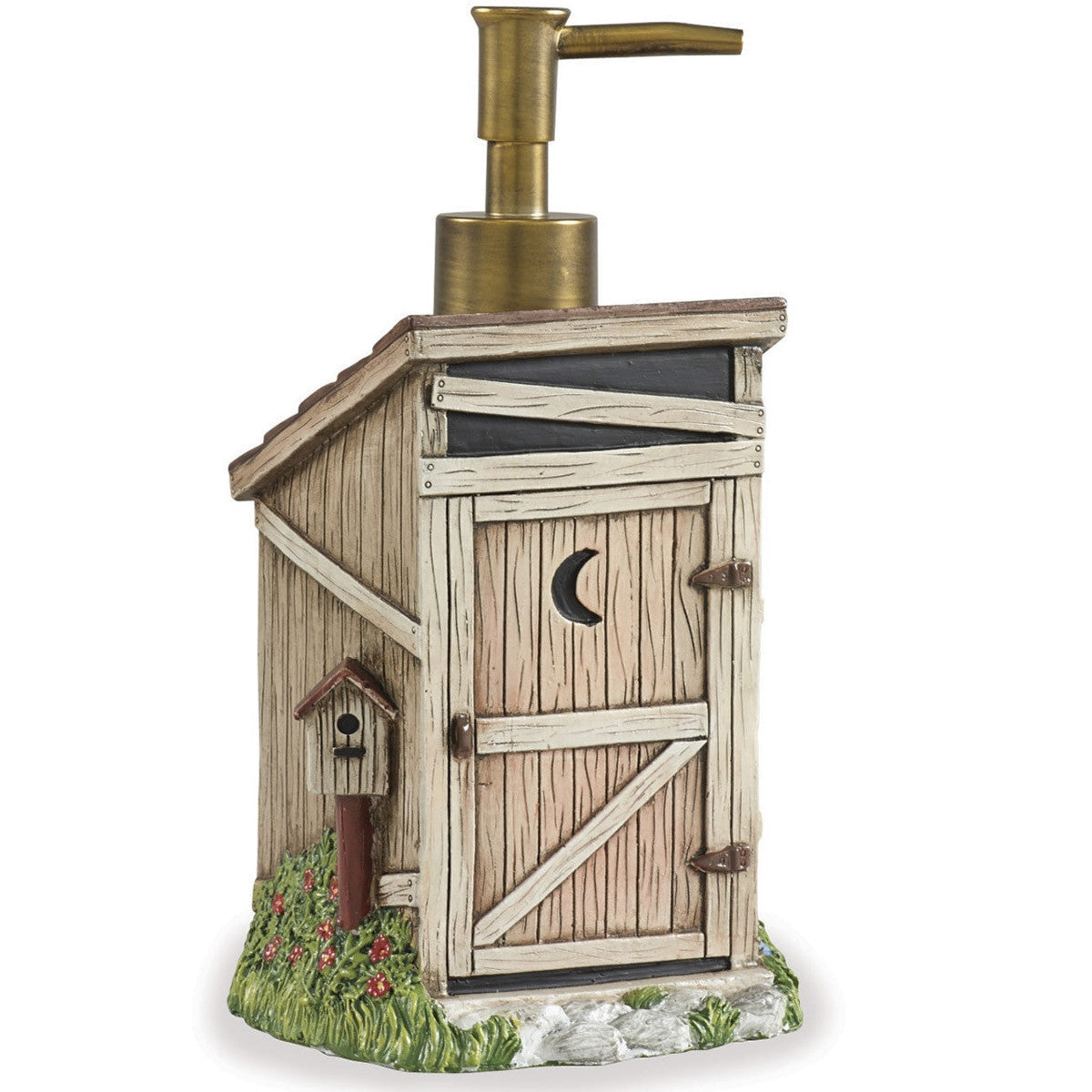 Park Designs Outhouse Soap Dispenser