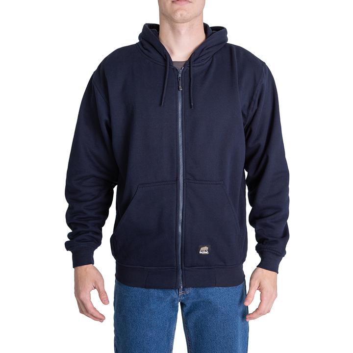 Berne Men's Original Thermal Hooded Sweatshirt - Navy